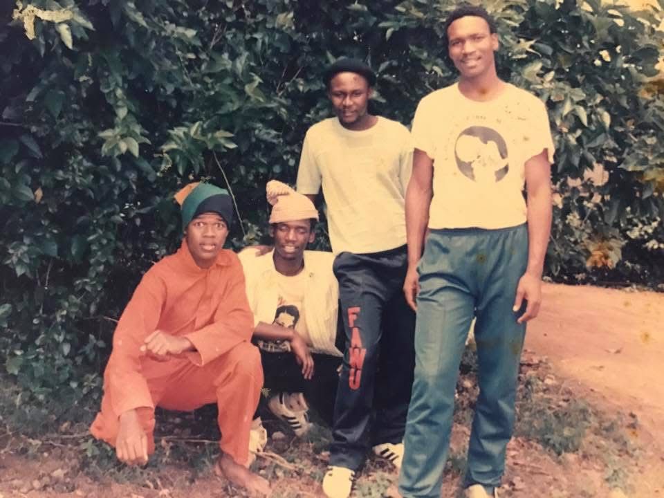 Young with brothers